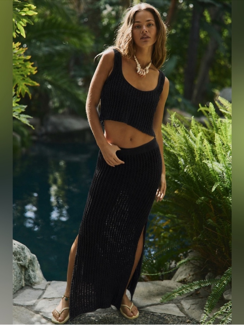 NEW Free People Havana Crochet Knit Set